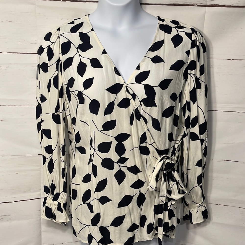 Talbots NWT 1X draped top